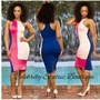 Corri Block Dress - Thumbnail 1