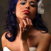 Christine Silk Organza Headpiece  - Thumbnail 1