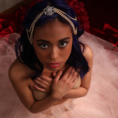 Bohemian princess bridal hair chain