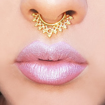 Aaliyah Faux Septum Ring (Gold)