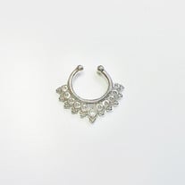 Aaliyah Faux Septum Ring (Silver)