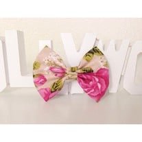 Cream Rose Bow