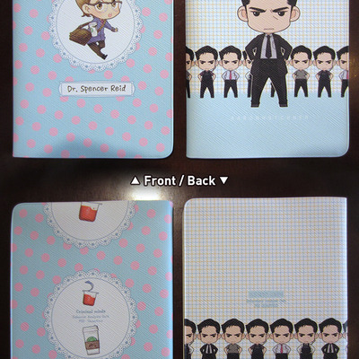 Criminal minds - mini notebook - reid , hotch