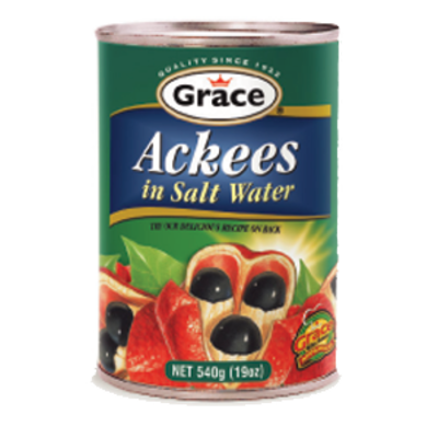 Grace ackee in salt water