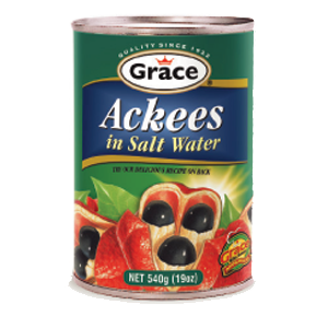 Grace ackee in salt water