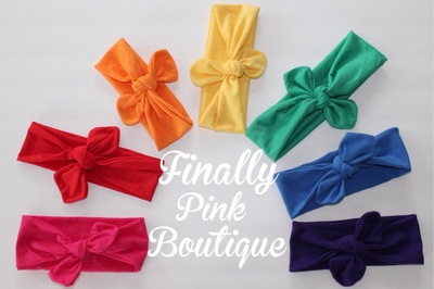 Solid Tie Knot Headwraps