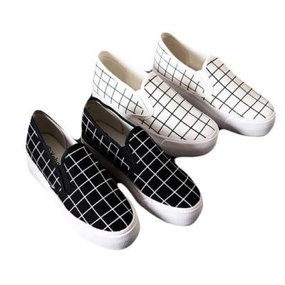 Free shipping-grid sneakers