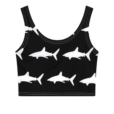 Sharks crop top