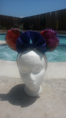   tie dye mouse ears 