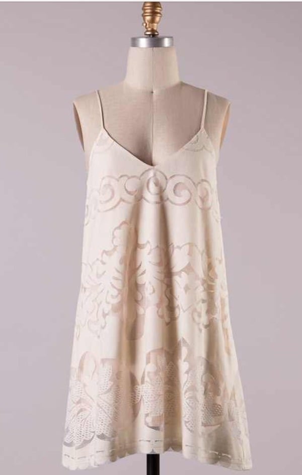 Boho Detailed Shift Dress