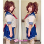 Daily Cosplay Sailor Moon Tsukino Usagi Sailor Seifuku Uniform Top/Skirt/Bow SP151734/5/6-1