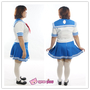 Daily Cosplay Sailor Moon Tsukino Usagi Sailor Seifuku Uniform Top/Skirt/Bow SP151734/5/6-3