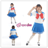 Daily Cosplay Sailor Moon Tsukino Usagi Sailor Seifuku Uniform Top/Skirt/Bow SP151734/5/6 - Thumbnail 2