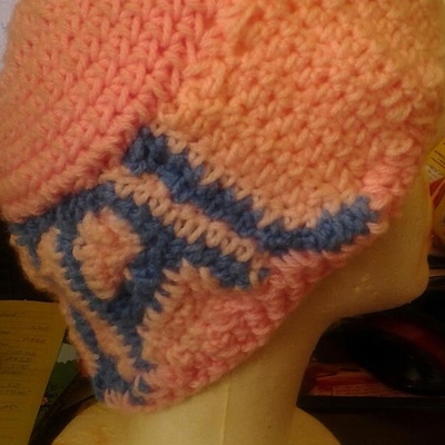 Crochet name hat
