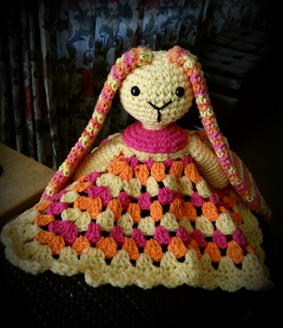 Bunny Lovey - crochet