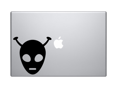Space Alien #13 - Monster Face Antenna Cosmos Asgard - Vinyl Decal For Laptops, Macbook, Tablets and Cars 