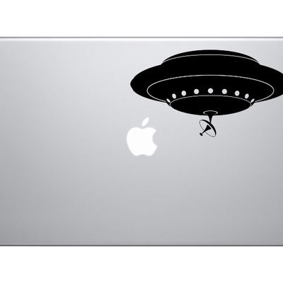 Space alien #16- scifi ufo roswell saucer conspiracy satellite - vinyl decal for laptops, macbook, tablets and cars  - Thumbnail 5