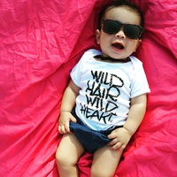 Wild Hair Wild Heart Onesie - Thumbnail 1