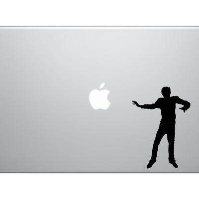 Contour silhouette - dancing man guy version 3 shadow - vinyl decal for laptops, macbook, tablets and cars  - Thumbnail 5