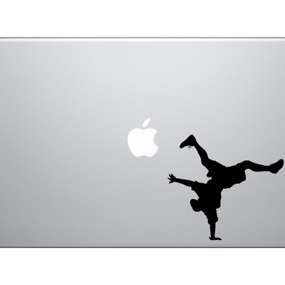 Contour silhouette - dancing man guy version 4 shadow - vinyl decal for laptops, macbook, tablets and cars  - Thumbnail 4