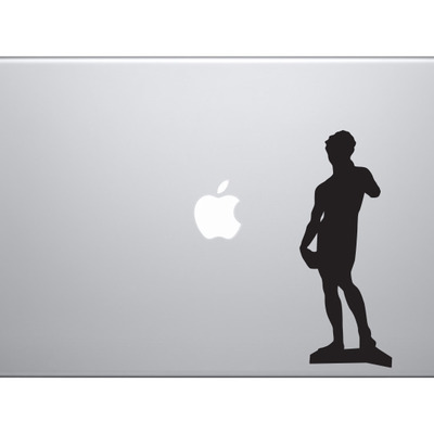 Famous statue #3 - michelangelo david rome renaissance bible - vinyl decal for laptops, macbook, tablets and cars  - Thumbnail 2