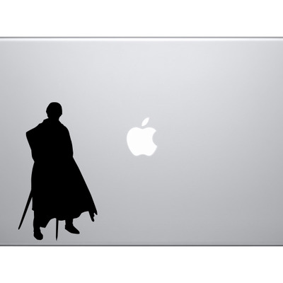 European knight #4 - medieval armored battle warrior swordsman - vinyl decal for laptops, macbook, tablets and cars  - Thumbnail 5