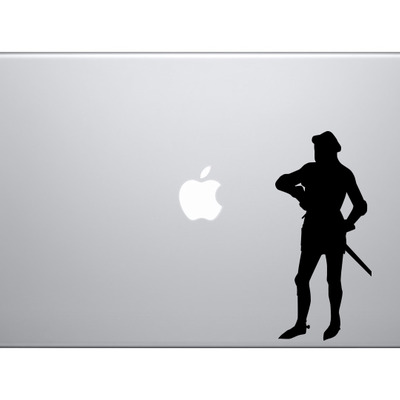 European knight #8 - medieval armored soldier sword fighter - vinyl decal for laptops, macbook, tablets and cars  - Thumbnail 5