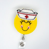 Nora the Nurse - Badge Reel - RN Badge - Nursing Badge - Nurse Lanyard - Nurse Badge Reel - Registered Nurse Gift - Pediatric Nurse Badge - Thumbnail 2