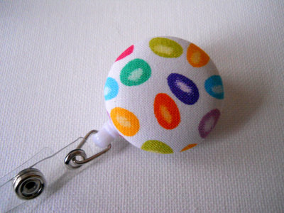 Easter jelly bean id badge reel - name badge holder - rn - easter badge reel - rn badge clip - fun badge pull - teacher gift - badge shack