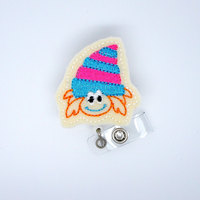 Crab Cutie - Retractable ID Badge Reel - MD Badge Holder - Cute Badge Reel - Nurse Badge Holder - Nursing Badge Clip - Teacher Badge - Thumbnail 1