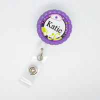 Personalized Nurse Badge - Name Badge Holder - Nurse Practitioner Badge Holder - Nursing Badge Holder - RN - CRNA Badge - NP Badge Clip - Thumbnail 1