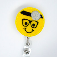 Dexter the Doctor - Badge Reel - MD Badge Holder - Doctor Badge - Medical Doctor Badge Clip - Physicians Assistant Badge - PA Badge - Thumbnail 2