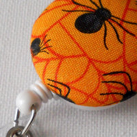 Spider - Retractable ID Badge Reel - Nursing Badge - Name Badge Holder - Nurse Badge Reel - Teacher Badge Clip - Thumbnail 1