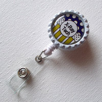 X-Ray Tech - ID Badge Holder - ID Badge Reel - Name Tag Badge - Badge Reel - Xray Badge Clip - Cute Badge Reel - Name Badge Holder - Thumbnail 1
