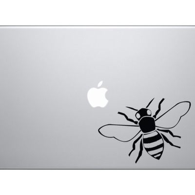Insect biology - honey bumble bee version 5 - spring life - vinyl decal for laptops, macbook, tablets and cars 