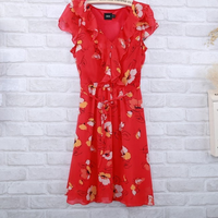 Red Dress With Flowers  - Thumbnail 2