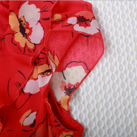 Red Dress With Flowers  - Thumbnail 3