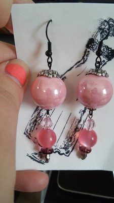 pink dangle