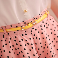 Polka Dots Short Skirt - Thumbnail 1