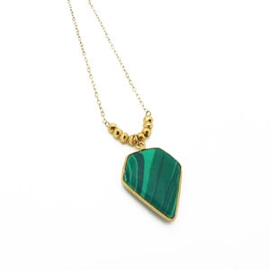 Malachite Necklace - Thumbnail 1
