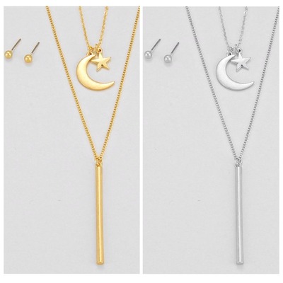 Crescent moon necklace
