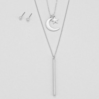 Crescent Moon Necklace - Thumbnail 1