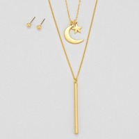 Crescent Moon Necklace - Thumbnail 2