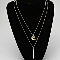 Crescent Moon Necklace - Thumbnail 4