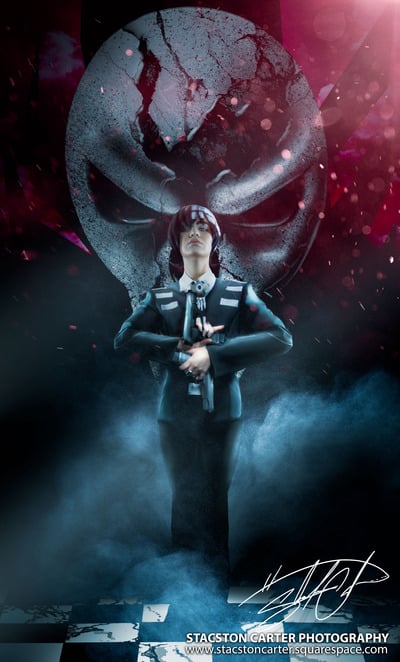 Death The Kid, Liz and Patty equipped