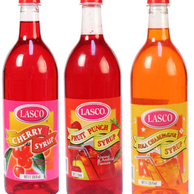 Lasco fruit flavoured syrups