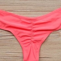 Coral Cheeky Scrunch Bottom - Thumbnail 2