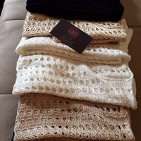 Beige Chic Crochet Bikini Cover Up - Thumbnail 2