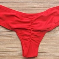 Red Cheeky Scrunch Bottom - Thumbnail 1