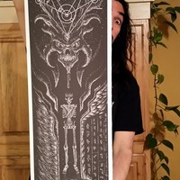 'Signal the Recycler' skateboard design, signed by artist - Thumbnail 4